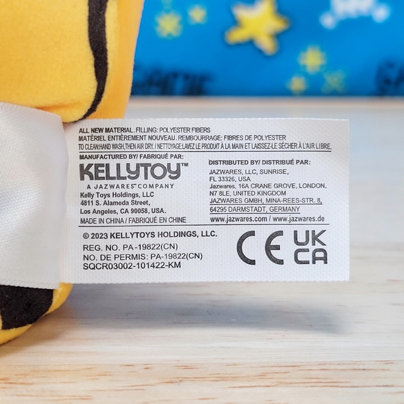 Squishmallow Tina the Tiger 7" UltraSoft Stuffed Animal Toy Plush NWT - Picture 4 of 6